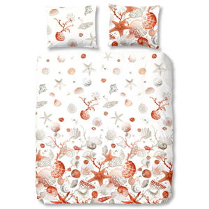 Obliečky na jednolôžko z bavlny Good Morning Premento Shells, 140 × 200 cm