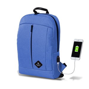 Modrý batoh s USB portom My Valice GALAXY Smart Bag