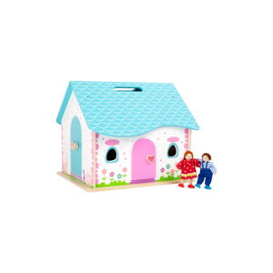 Detský drevený skladací domček Legler Doll