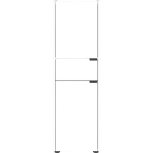Biela vysoká kúpeľňová skrinka 34x111 cm Forano – Germania