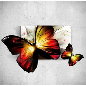 Nástenný 3D obraz Mosticx Butterfly, 40 × 60 cm