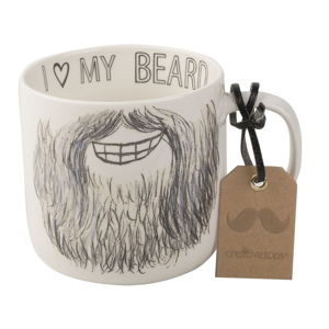 Porcelánový hrnček Creative Tops Core Beard Mug, 450 ml