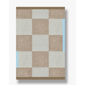 Béžový prateľný koberec 55x80 cm Square - Mette Ditmer Denmark