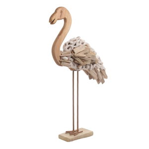 Drevená soška InArt Flamingo, výška 45 cm