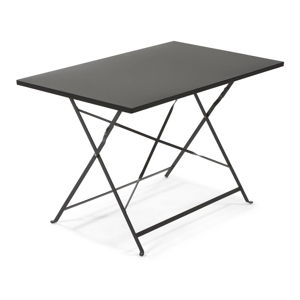 Sivý kovový skládací stôl La Forma Alrick, 110 x 70 cm