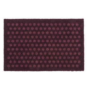 Tmavovínová rohožka Tica copenhagen Dot, 40 × 60 cm