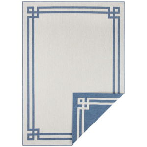 Modro-krémový vonkajší koberec Bougari Manito, 200 x 290 cm