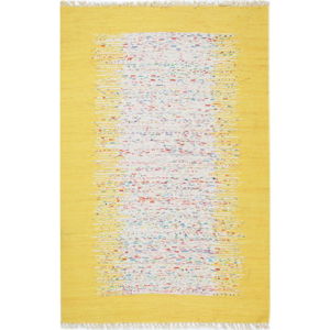 Žltý koberec Eco Rugs Yolk, 80 × 150 cm