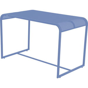 Modrý kovový balkónový stolík ADDU MWH, 63 x 110 cm
