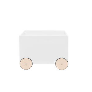 Biely pojazdný box na hračky BELLAMY Lotta