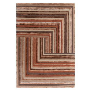 V tehlovej farbe vlnený koberec 120x170 cm Network Terracotta – Asiatic Carpets