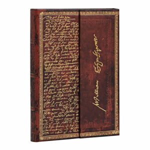 Linkovaný zápisník s tvrdou väzbou Paperblanks Shakespeare, 10 x 14 cm
