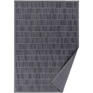Sivý vzorovaný obojstranný koberec Narma Kursi, 70 × 140 cm