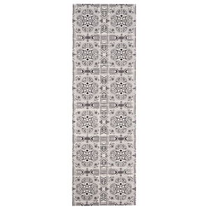 Sivý behúň Zala Living Cook & Clean Tile, 45 × 140 cm