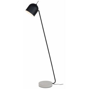 Čierno-sivá stojacia lampa s kovovým tienidlom (výška 147 cm) Madrid – it's about RoMi