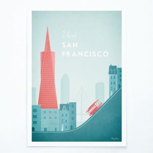 Plagát Travelposter San Francisco, A3