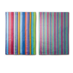 Sada 2 utierok Remember Purple Stripes, 70 × 50 cm
