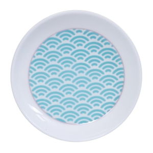 Modro-biely tanierik Tokyo Design Studio Star/Wave, ø 9 cm