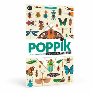 Vzdelávací samolepkový plagát Poppik Hmyz