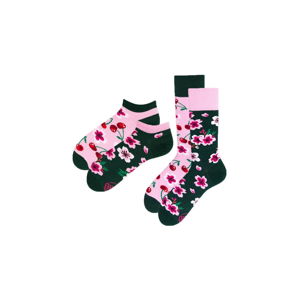 Sada 2 párov klasických a členkových ponožiek Many Mornings Blossom, veľ. 35-38